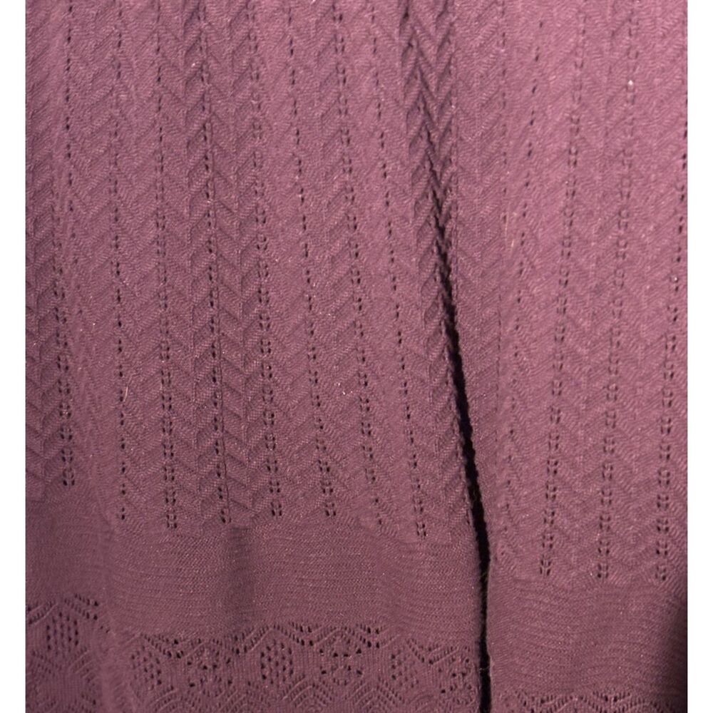 Lauren Ralph Lauren Pointelle Knit Dress Fit & Flare Scandi Girl L - Picture 4 of 4